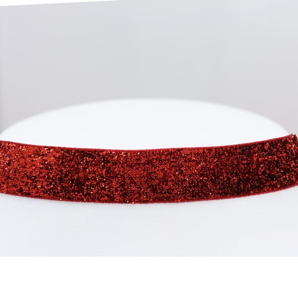 Red Sparkle Choker adjustable red spark Chokers (#10) - Picture 12 of 12